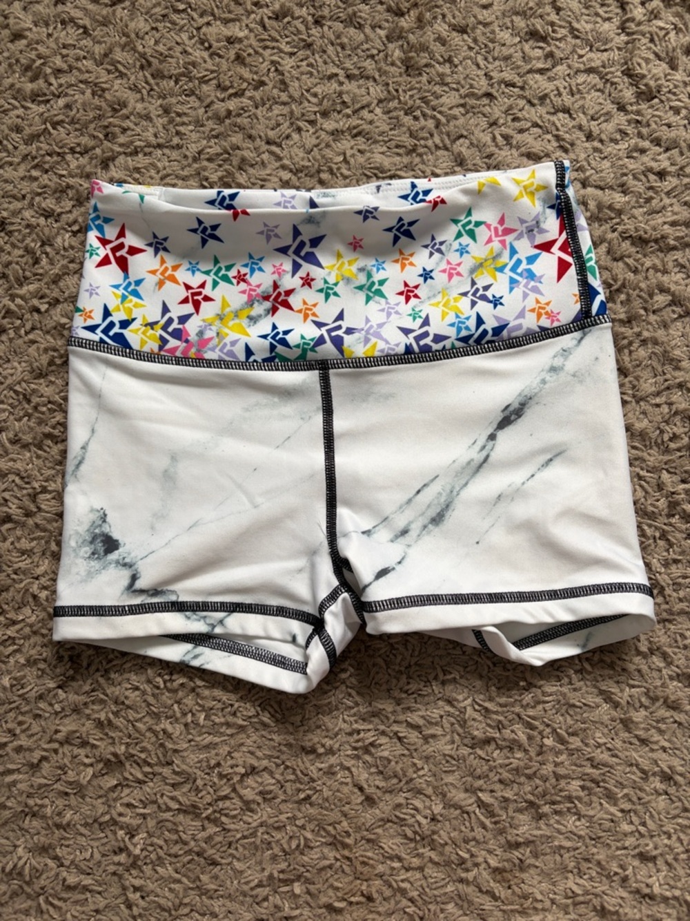Marble Rebel Cheer Shorts